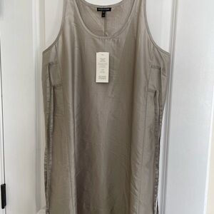 Eileen Fisher washed 100% silk taffeta, size M.